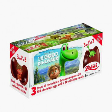 ZAINI MILK CHOC EGGS TRIPACK 0