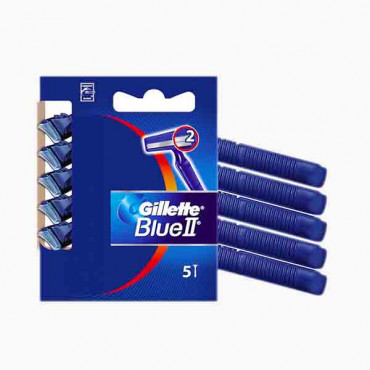 GILLETTE BLUE II+ DIS 5S جيليت بلو  شفرات حلاقة 5 حبات 