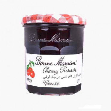 BONNEMAMAN CHERRY JAM 370GM مربي الكرز بونامامان370جرام