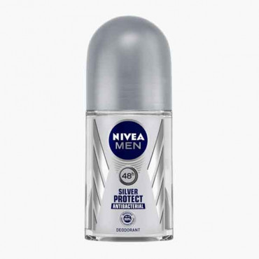 NIVEA DEO ROLL ON SILVER PROTECT M 50ML مزيل رائحة العرق للرجال50ملي