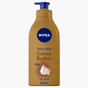 NIVEA BODY LOTION COCOA BUTTER 625ML كريم الجسم بزبدة الكاكاو 625ملي