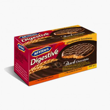 MCVITIES CHOC DIGESTIVE 200GM ماك تيفيز شولاكته سهلة الهضم  200 جرام