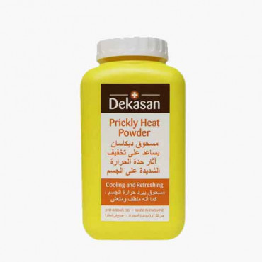 DEKASAN PRICKLY HEAT POWDER 100 GM ديكستان مسحوق باودور لتخفيف حرارة الجسم 100 غم 