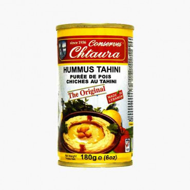 CHTAURA HUMMOUS TAHINA 180 GM حمص باالطحينة 180جرام