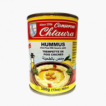 CHTAURA HUMMOUS TAHINA 380 GM هموس طحينة شورا 380جرام