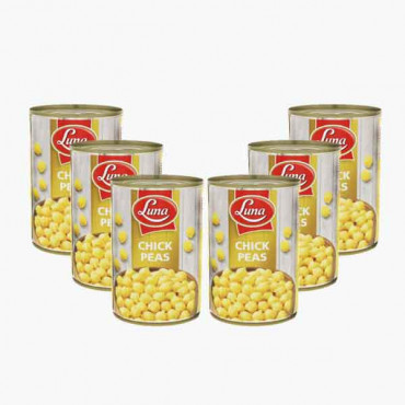 LUNA CHICK PEAS 6X400 GM OFFER حمص لونا 6*400جرام