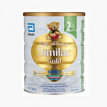 SIMILAC GOLD STAGE 2 800GM سيملاك جولد المرحلة 2 800جرام