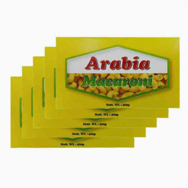 ARABIA MACARONI OFFER-5'S PACK 400GM معكرونة عربية 5س كيس 400جرام