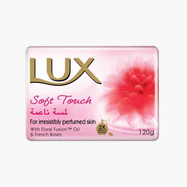 LUX BAR SOFT TOUCH FLOWERBOMB 120GM صابون لوكس لمسة ناعمة 120جرام