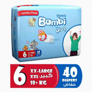 SANITA BAMBI XXL DIAPER JUMBO 40'S 0