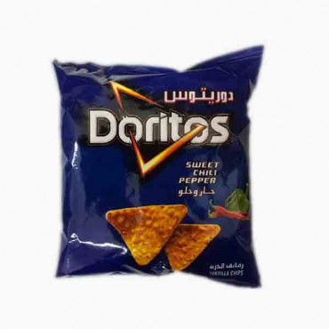 DORITOS SWEET CHILLY PEPPER 20 GM بطاطس دوريتوز بالفلفل 20 غم 