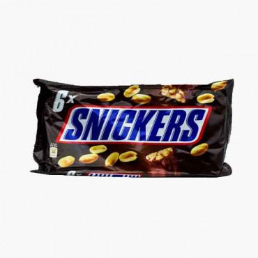 SNICKERS 6 PACK 300GM سنيكيرز 6كيس 300جرام