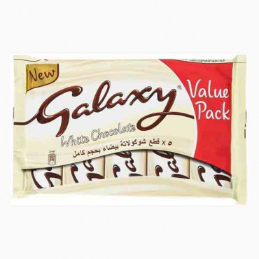 GALAXY WHITE CHOCOLATE 5 PACK 190 GM شوكلاته ابيض جاليكسي 190جرام