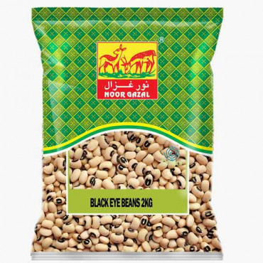 GAZAL BLACK EYE BEANS 2KG لوبيا غزال2كجم