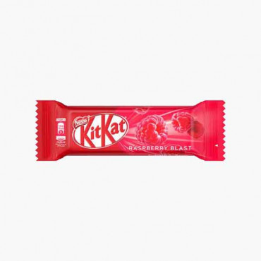 NESTLE KIT KAT 2 FINGER RASPBERRY 19.5 GM نستله كيت كات اصبعين  توت 19.5 جرام