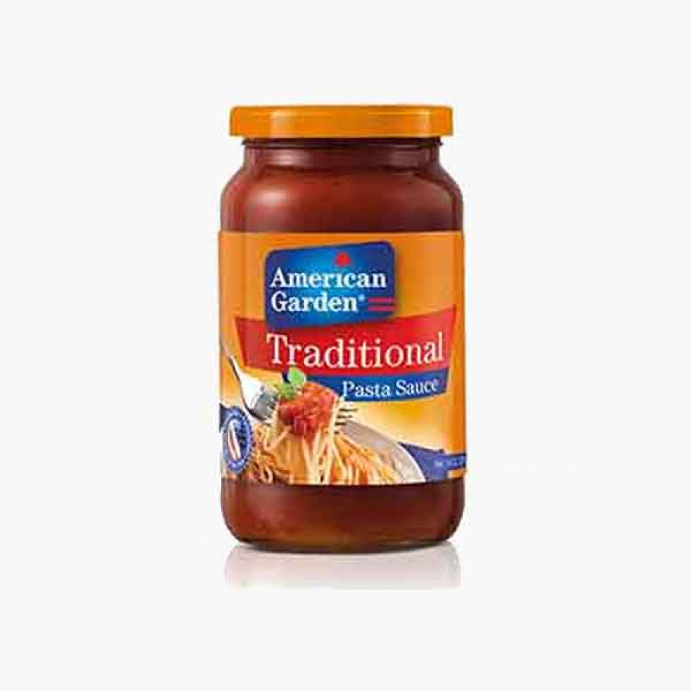 AMERICAN GARDEN PASTA SAUCE MUSHROOM 26 OZ شطة باستا حديقة امريكان 26از