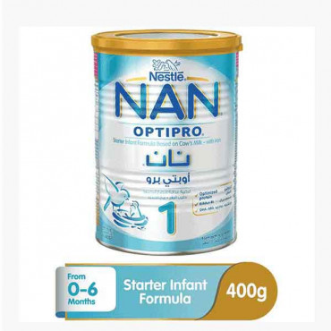 NESTLE NAN 1 OPTIPRO 400GM نستل نان 1 اوبتيبرو 400 جرام