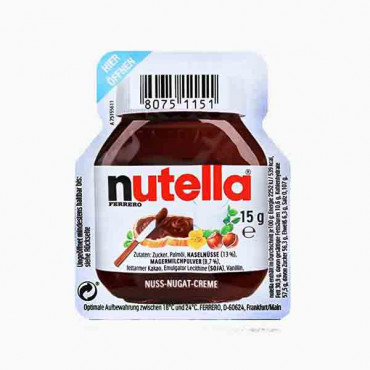 NUTELLA PORTION T-3 (NEW) 15GM نوتيلا 15جرام