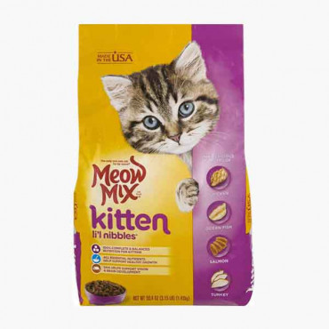 MEOWMIX KITTEN LIL NIBBLES 1.42KG اكل القطط مياو ميكس  1.42 كغ 