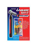 LASER SPORT 2 FIRM GRIP- 10 TWIN BLADE 10'S ليزير ..