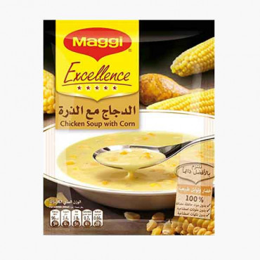 NESTLE MAGGI CHICKEN SOUP WITH CORN 47 GM شوربة الدجاج مع الذرة ماجي نيستيل47جرام