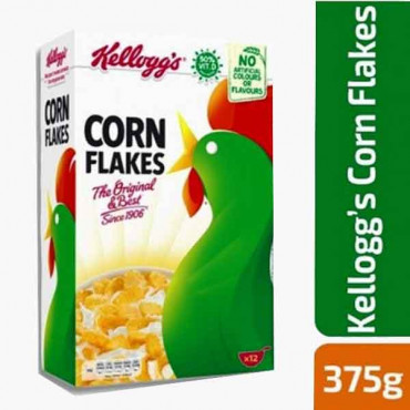 KELLOGG'S CORN FLAKES 2X375GM S/P كورن فلاكس كيلوكس +ملعقة2×375جرام