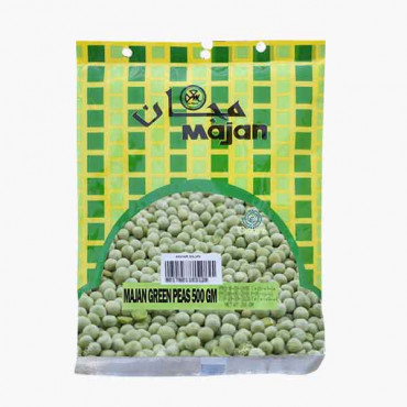 MAJAN GREEN PEAS 500 GM بازيلاء خضراء مجان 500جرام