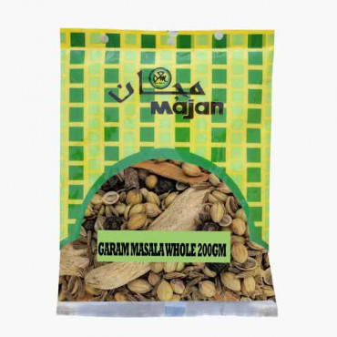 MAJAN GARAM MASALA WHOLE 200GM بهارات مجان 200جرام