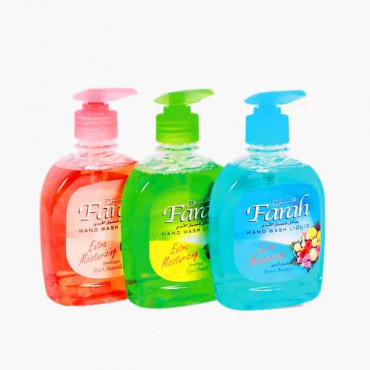 FARAH HAND WASH LIQUID 3X270ML صابون غسيل الايدي  فرح 3*270 ملي 