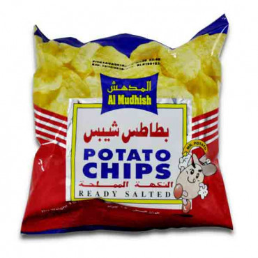 AL MUDHISH POTATO READY SALTED 75GM بطاطس مملح المدهش 75ج