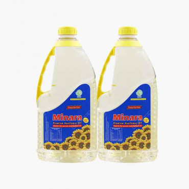 MINARA PURE SUNFLOWER OIL 2X1.8LTR PROMO زيت دوار الشمس مينارا 2×1.8لتر 