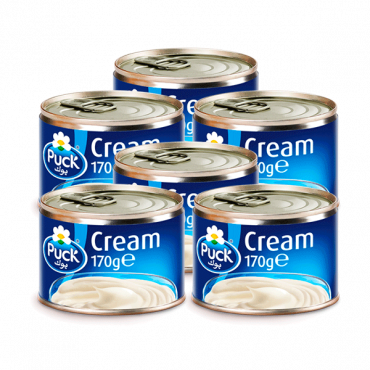 PUCK STERILIZED CREAM VP 6X160GM